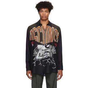 Our Legacy Angel of Wisconsin Above Shirt Size 52, US 42 Large Mens Black NWT